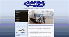 Desktop Screenshot of colemancarriers.com.au